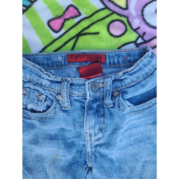 Vigoss Jeans Size 5 Kids Juniors Girls Boys Toddlers Sparkly Sequined Y2K Pants - Picture 6 of 7
